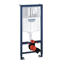 Комплект инсталляции Grohe Rapid SL (3в1), без унитаза, кнопка Skate Cosmopolitan хром