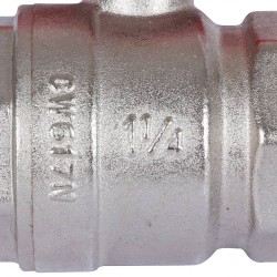 Кран шаровой Rommer 1 1/4"  ВН/НР, ручка бабочка