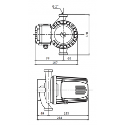 Насос циркуляционный Shinhoo BASIC 32-12 с гайками