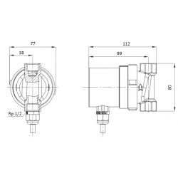 Насос циркуляционный для ГВС Shinhoo INSTANT 15-1.5 II BL