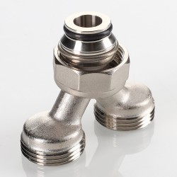 Коллекторный разделитель потока вн.р. 3/4"(EK)- 2 вых. х нар.р. 3/4"(EK)