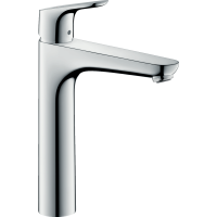 Смеситель для раковины Hansgrohe Focus, с донным клапаном, 191мм, хром