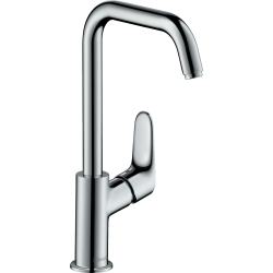 Смеситель для раковины Hansgrohe Focus, с донным клапаном, поворотный излив, 191мм, хром