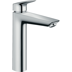 Смеситель для раковины Hansgrohe Logis, с донным клапаном, 190мм, 3/8", хром