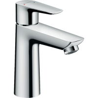 Смеситель для раковины Hansgrohe Talis E, с push-open, 110мм, хром