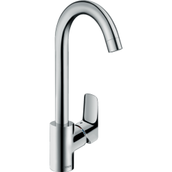 Смеситель для кухни Hansgrohe Logis, 240мм, установка в трех положениях, 3/8", хром