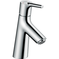 Смеситель для раковины Hansgrohe Talis S, с донным клапаном, 80мм, хром