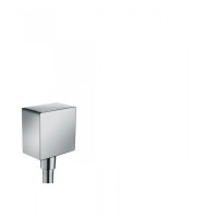 Шланговое подсоединение Hansgrohe Fixfit Square, 1/2", хром