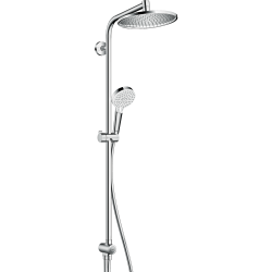 Душевой система Hansgrohe Crometta S 240 1jet Showerpipe Reno, верхний душ, ручной душ, шланг. Хром