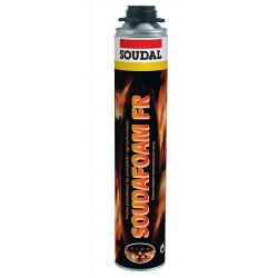 Пена монтажная Soudal Soudafoam 1K FIRE GUN 12*750 мл огнестойкая (пистолетная)