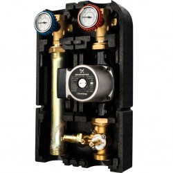 STOUT Насосная группа с 3-х ходовым приводным смесителем 1" с насосом Grundfos UPSO 25-65