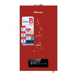 Водонагреватель газовый проточный THERMEX S 20 MD (Art Red)