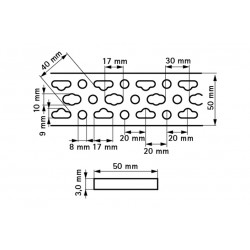 Профиль 50 x 3 х 2000 мм BISMAT, Walraven